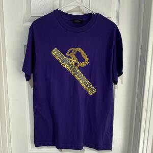 The Hundreds Baller Bar T-Shirt Purple Size Med